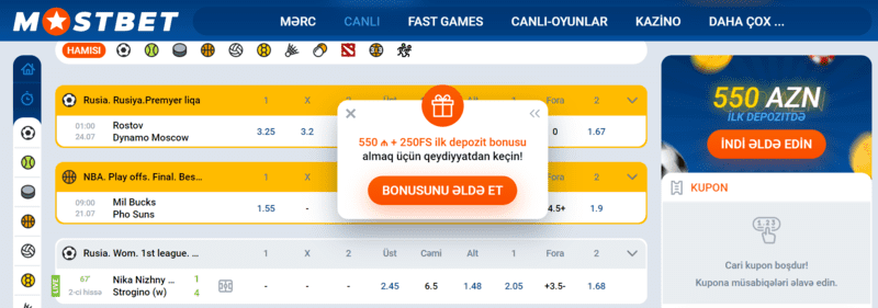 Mostbet - Azərbaycanda ən populyar kazino